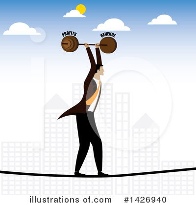Royalty-Free (RF) Business Man Clipart Illustration by ColorMagic - Stock Sample #1426940