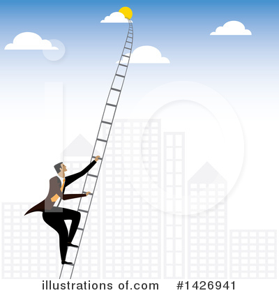 Climbing Clipart #1426941 by ColorMagic