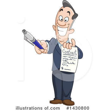 Royalty-Free (RF) Business Man Clipart Illustration by yayayoyo - Stock Sample #1430800