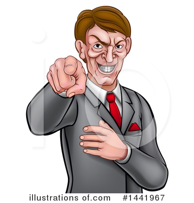 Royalty-Free (RF) Business Man Clipart Illustration by AtStockIllustration - Stock Sample #1441967