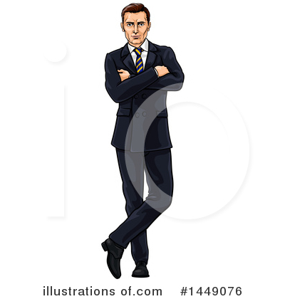 Royalty-Free (RF) Business Man Clipart Illustration by AtStockIllustration - Stock Sample #1449076