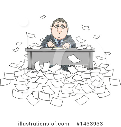 Royalty-Free (RF) Business Man Clipart Illustration by Alex Bannykh - Stock Sample #1453953