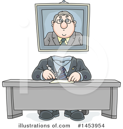 Office Clipart #1453954 by Alex Bannykh