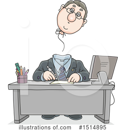 Royalty-Free (RF) Business Man Clipart Illustration by Alex Bannykh - Stock Sample #1514895