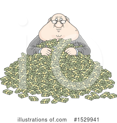 Royalty-Free (RF) Business Man Clipart Illustration by Alex Bannykh - Stock Sample #1529941