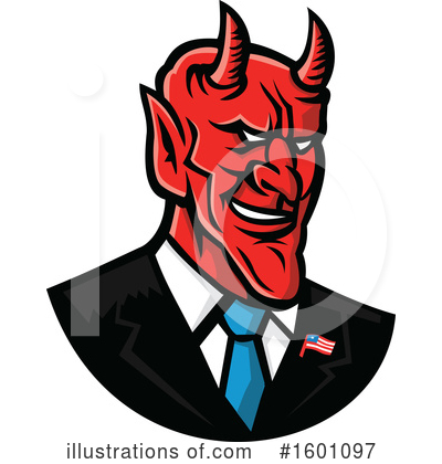 Royalty-Free (RF) Business Man Clipart Illustration by patrimonio - Stock Sample #1601097