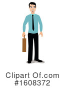 Business Man Clipart #1608372 by peachidesigns