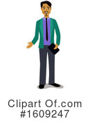 Business Man Clipart #1609247 by peachidesigns