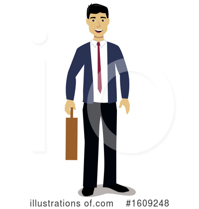 Royalty-Free (RF) Business Man Clipart Illustration by peachidesigns - Stock Sample #1609248