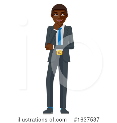 Royalty-Free (RF) Business Man Clipart Illustration by AtStockIllustration - Stock Sample #1637537