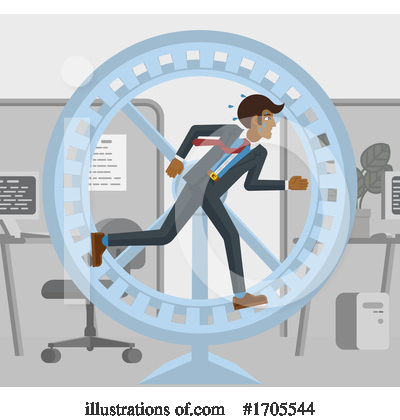 Royalty-Free (RF) Business Man Clipart Illustration by AtStockIllustration - Stock Sample #1705544
