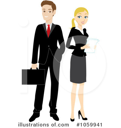 Royalty-Free (RF) Business Team Clipart Illustration by Rosie Piter - Stock Sample #1059941