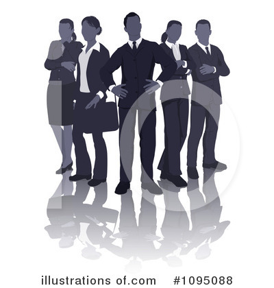Royalty-Free (RF) Business Team Clipart Illustration by AtStockIllustration - Stock Sample #1095088