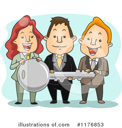 Royalty-Free (RF) Business Team Clipart Illustration by BNP Design Studio - Stock Sample #1176853