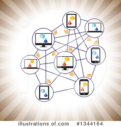 Networking Clipart #1344164 by ColorMagic