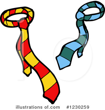 Royalty-Free (RF) Business Tie Clipart Illustration by lineartestpilot - Stock Sample #1230259