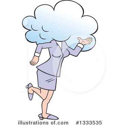 Cloud Clipart #1333535 by Johnny Sajem