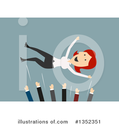 White Businesswoman Clipart #1352351 by Vector Tradition SM