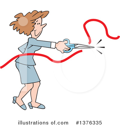 Royalty-Free (RF) Business Woman Clipart Illustration by Johnny Sajem - Stock Sample #1376335