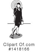 Business Woman Clipart #1418166 by David Rey