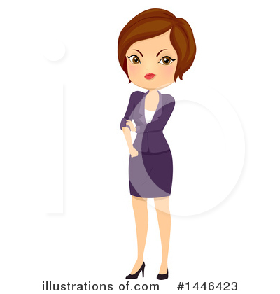 Royalty-Free (RF) Business Woman Clipart Illustration by BNP Design Studio - Stock Sample #1446423