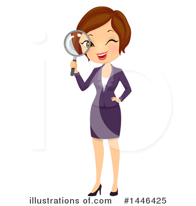 Royalty-Free (RF) Business Woman Clipart Illustration by BNP Design Studio - Stock Sample #1446425
