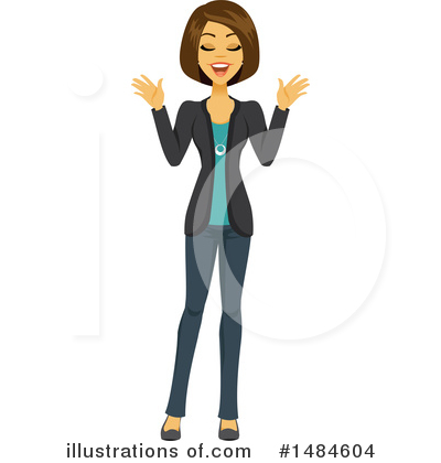 Royalty-Free (RF) Business Woman Clipart Illustration by Amanda Kate - Stock Sample #1484604