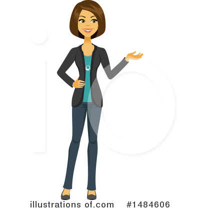 Business Woman Clipart #1484606 by Amanda Kate