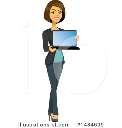 Royalty-Free (RF) Business Woman Clipart Illustration by Amanda Kate - Stock Sample #1484609