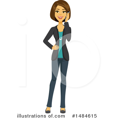 Royalty-Free (RF) Business Woman Clipart Illustration by Amanda Kate - Stock Sample #1484615