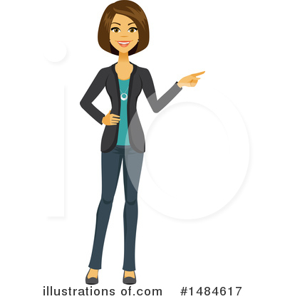 Royalty-Free (RF) Business Woman Clipart Illustration by Amanda Kate - Stock Sample #1484617