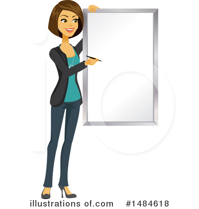 Royalty-Free (RF) Business Woman Clipart Illustration by Amanda Kate - Stock Sample #1484618