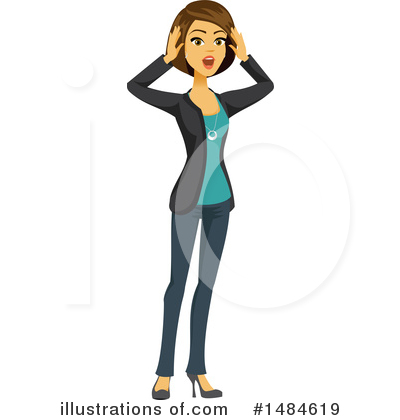 Royalty-Free (RF) Business Woman Clipart Illustration by Amanda Kate - Stock Sample #1484619