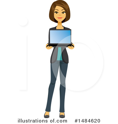 Royalty-Free (RF) Business Woman Clipart Illustration by Amanda Kate - Stock Sample #1484620