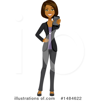Royalty-Free (RF) Business Woman Clipart Illustration by Amanda Kate - Stock Sample #1484622