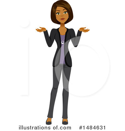 Royalty-Free (RF) Business Woman Clipart Illustration by Amanda Kate - Stock Sample #1484631