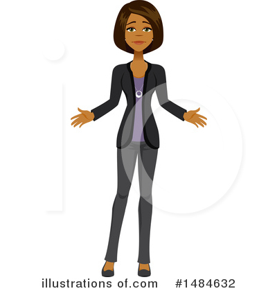 Royalty-Free (RF) Business Woman Clipart Illustration by Amanda Kate - Stock Sample #1484632