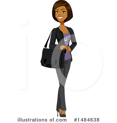 Royalty-Free (RF) Business Woman Clipart Illustration by Amanda Kate - Stock Sample #1484638