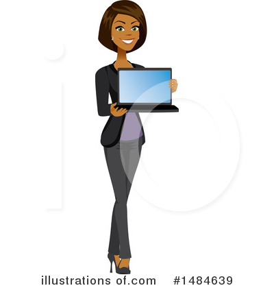 Royalty-Free (RF) Business Woman Clipart Illustration by Amanda Kate - Stock Sample #1484639