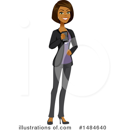 Royalty-Free (RF) Business Woman Clipart Illustration by Amanda Kate - Stock Sample #1484640