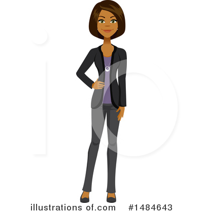 Royalty-Free (RF) Business Woman Clipart Illustration by Amanda Kate - Stock Sample #1484643