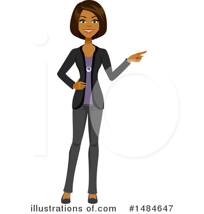 Royalty-Free (RF) Business Woman Clipart Illustration by Amanda Kate - Stock Sample #1484647