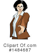 Business Woman Clipart #1484687 by Lal Perera