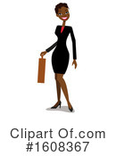 Business Woman Clipart #1608367 by peachidesigns