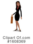Business Woman Clipart #1608369 by peachidesigns
