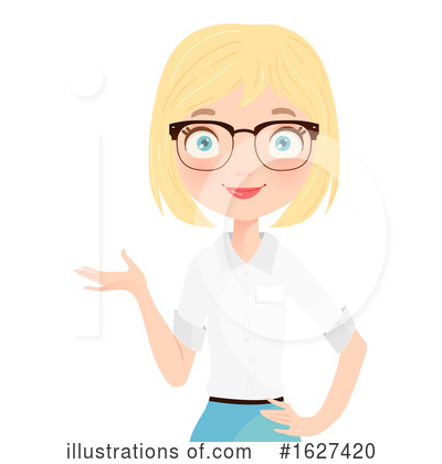 Business Woman Clipart #1627420 by Melisende Vector