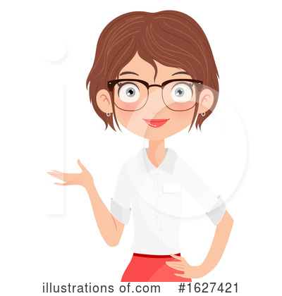 Royalty-Free (RF) Business Woman Clipart Illustration by Melisende Vector - Stock Sample #1627421