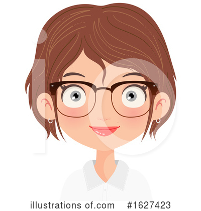 Business Woman Clipart #1627423 by Melisende Vector