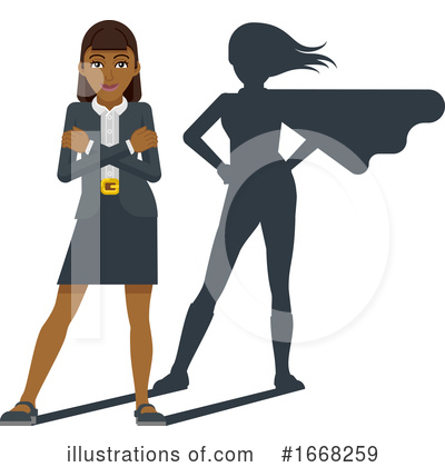 Royalty-Free (RF) Business Woman Clipart Illustration by AtStockIllustration - Stock Sample #1668259