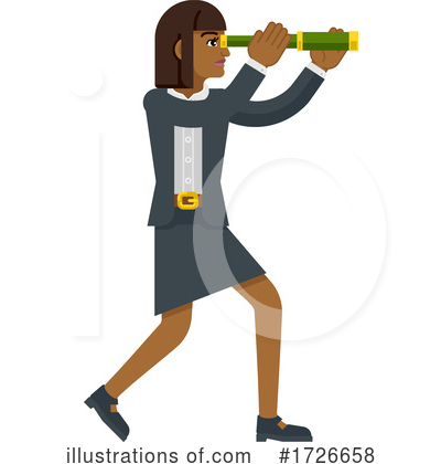 Royalty-Free (RF) Business Woman Clipart Illustration by AtStockIllustration - Stock Sample #1726658